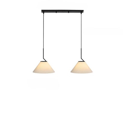 Creamy Fabric Shade Pendant Light
