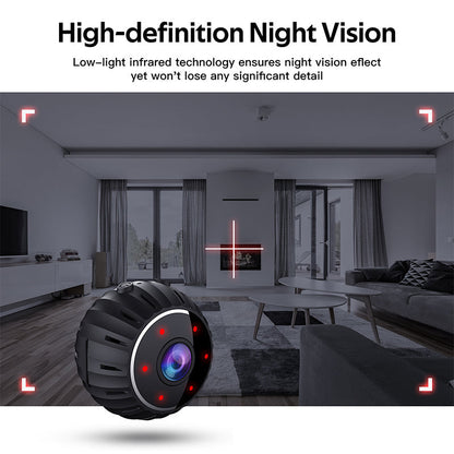 Compact Wireless Motion Night Vision Security Camera