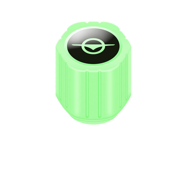 Bright Green LED Tire Valve Stem Caps 20-Pack