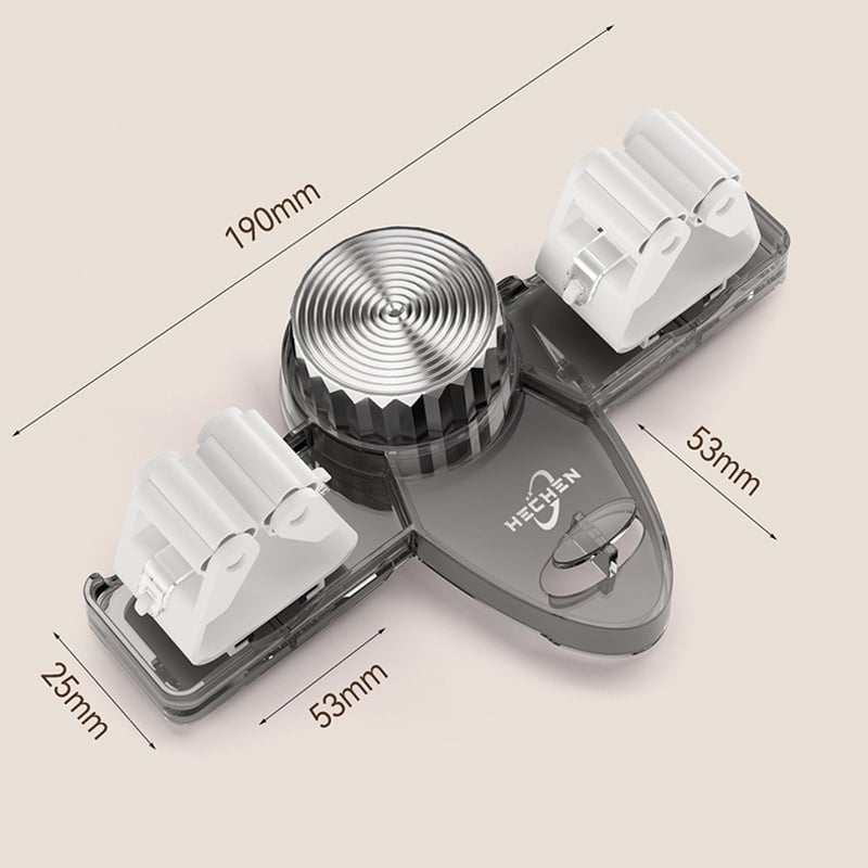Space Saving Hanging Broom Holder