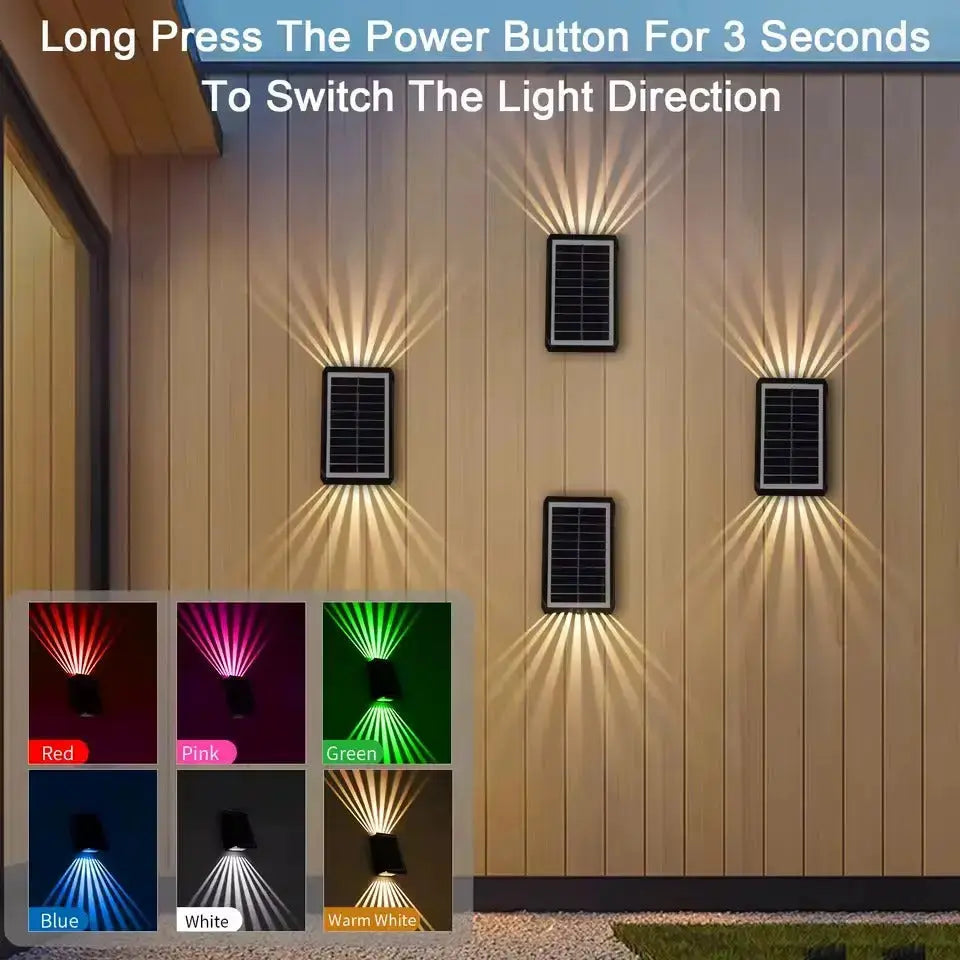 Vibrant Waterproof Outdoor LED Wall Lamp