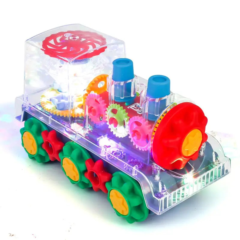 Musical Colorful Train Table Lamp