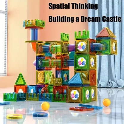 Colorful Kids Magnetic Construction Blocks