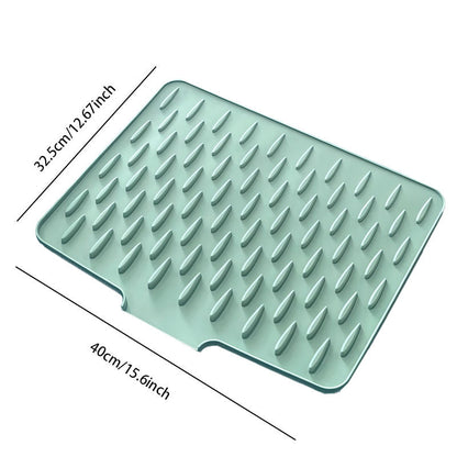 Easy Clean Kitchen Dish Dryer Mat