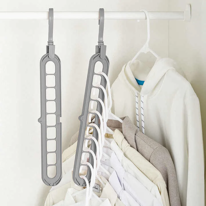 Practical 9-in-1 Multi Hook Organizer