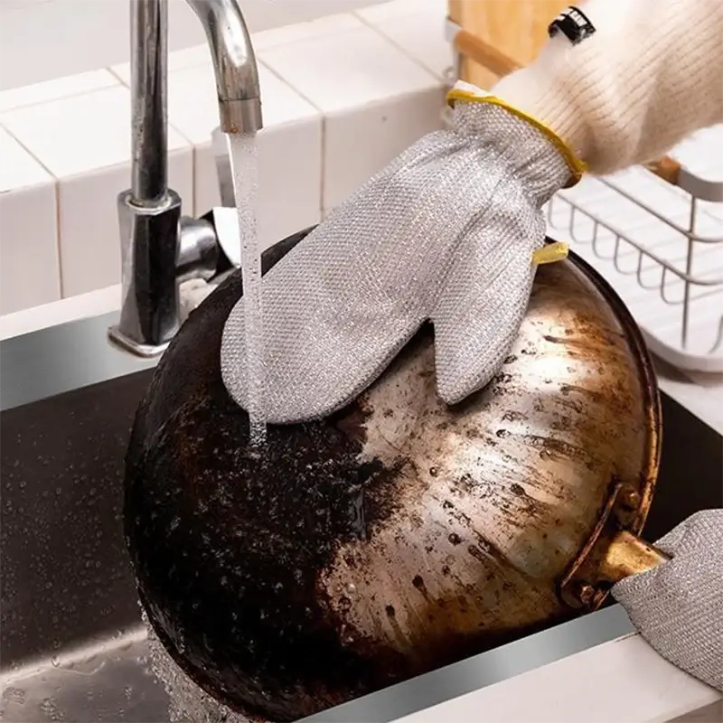 Durable Rubber Cleaning Work Gloves