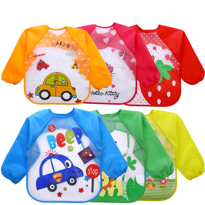 Children's Splash Proof Apron with Long Sleeves