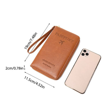 Travel RFID Blocking Passport Wallet