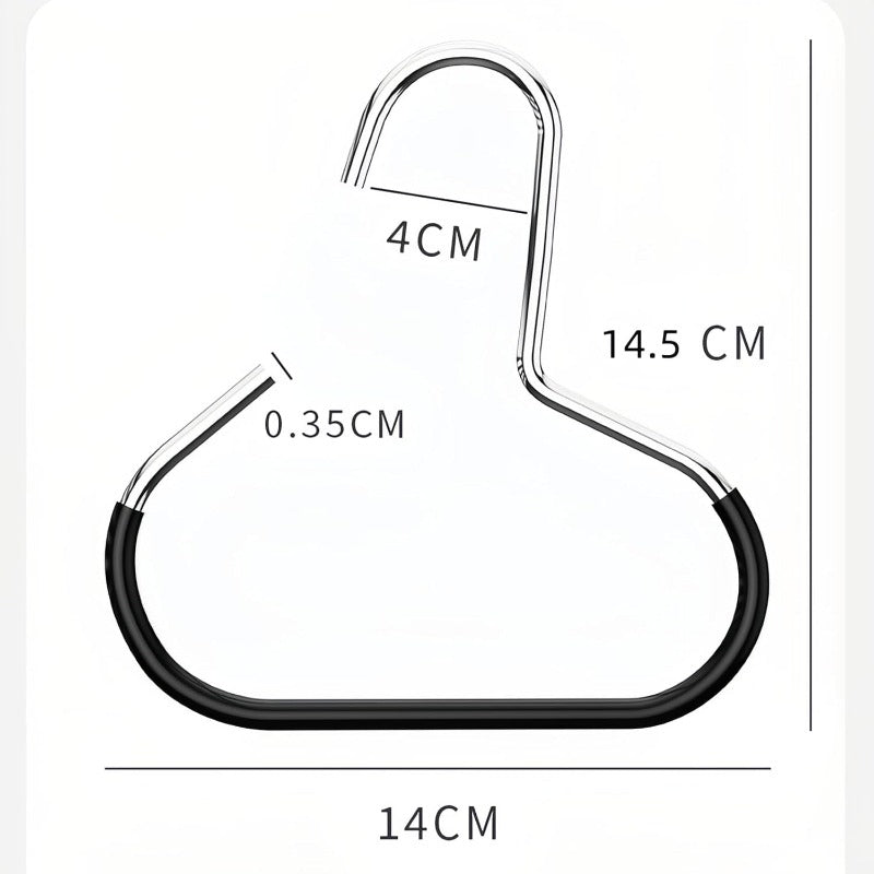 Compact Soft Hangers for Hats and Scarves