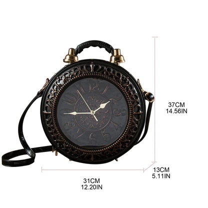 Unique Retro Style Crossbody Clock Bag