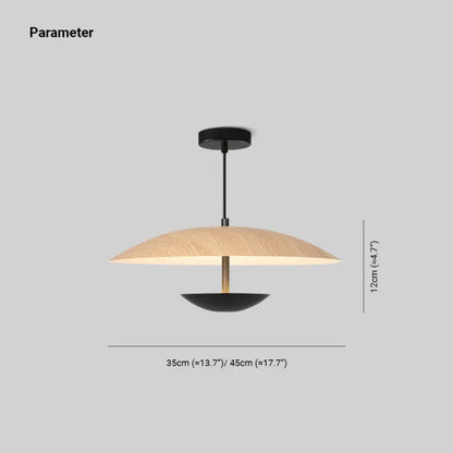 Modern Hanging Light Double Layer Metal Shade