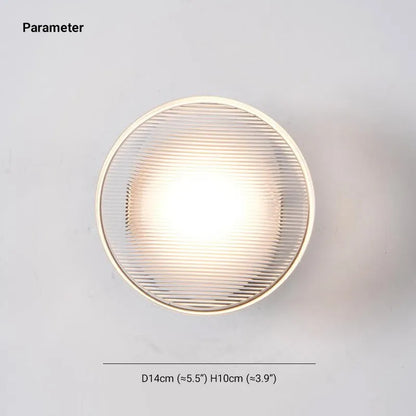 Sleek Metal Wall Lamp Contemporary Bowl Design