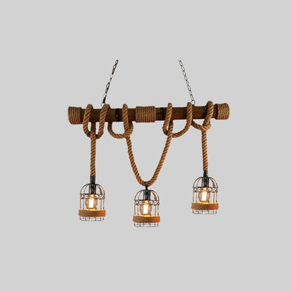 Rustic Metal Hanging Light Fixture