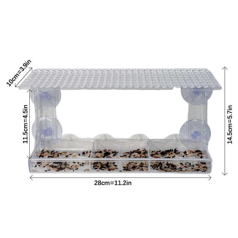Easy Install Window Bird House with Suction Cups
