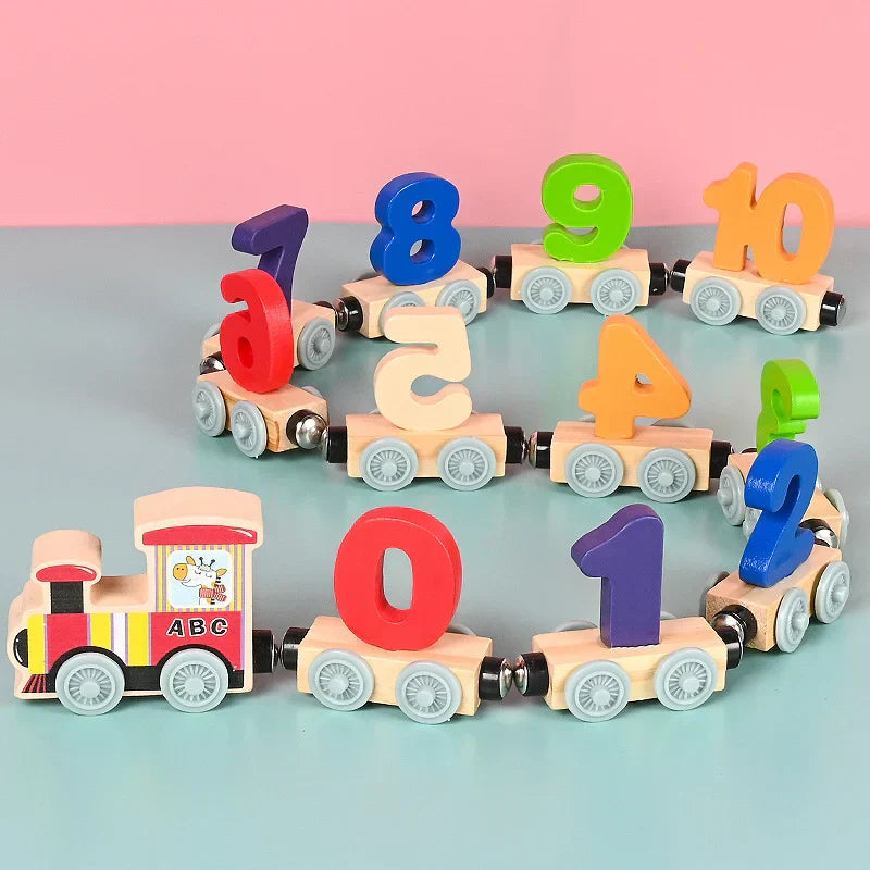 Fun Magnetic Train Set for Kids - 27 Pieces