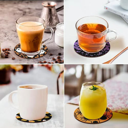Haunted House Protective Coasters