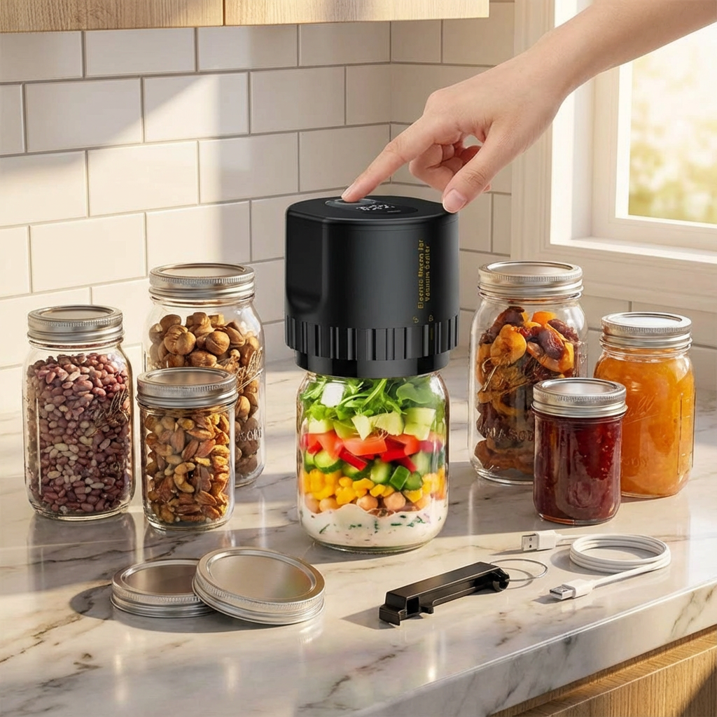 Automatic Food Saver Vacuum Sealing Kit