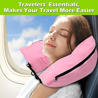 Soft Supportive Airplane Neck Pillow