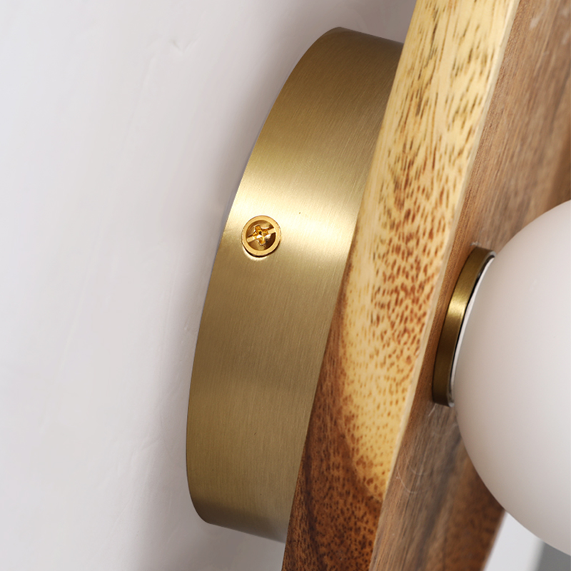Rustic Wood Wall Light