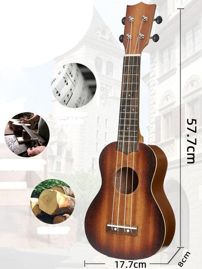 Portable 21 Inch Beginner Acoustic Guitar