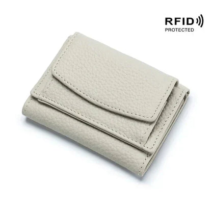 Slim Genuine Leather RFID Wallet Case