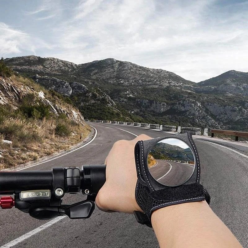 Clear Rearview Bicycle Mirror Wide Angle - Luxicro