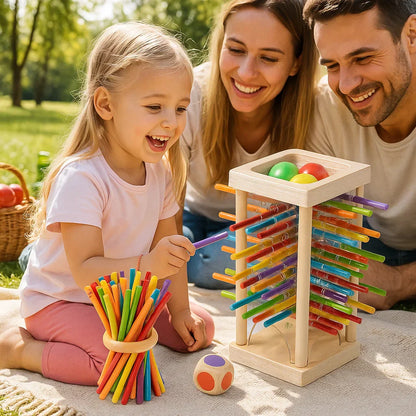 Fun Wooden Ball Maze Skill Toy