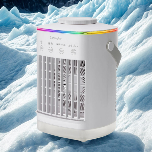 Compact Travel Air Conditioner and Humidifier with Light - Luxicro