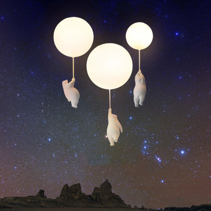 Cute Teddy Bear Hanging Lamp