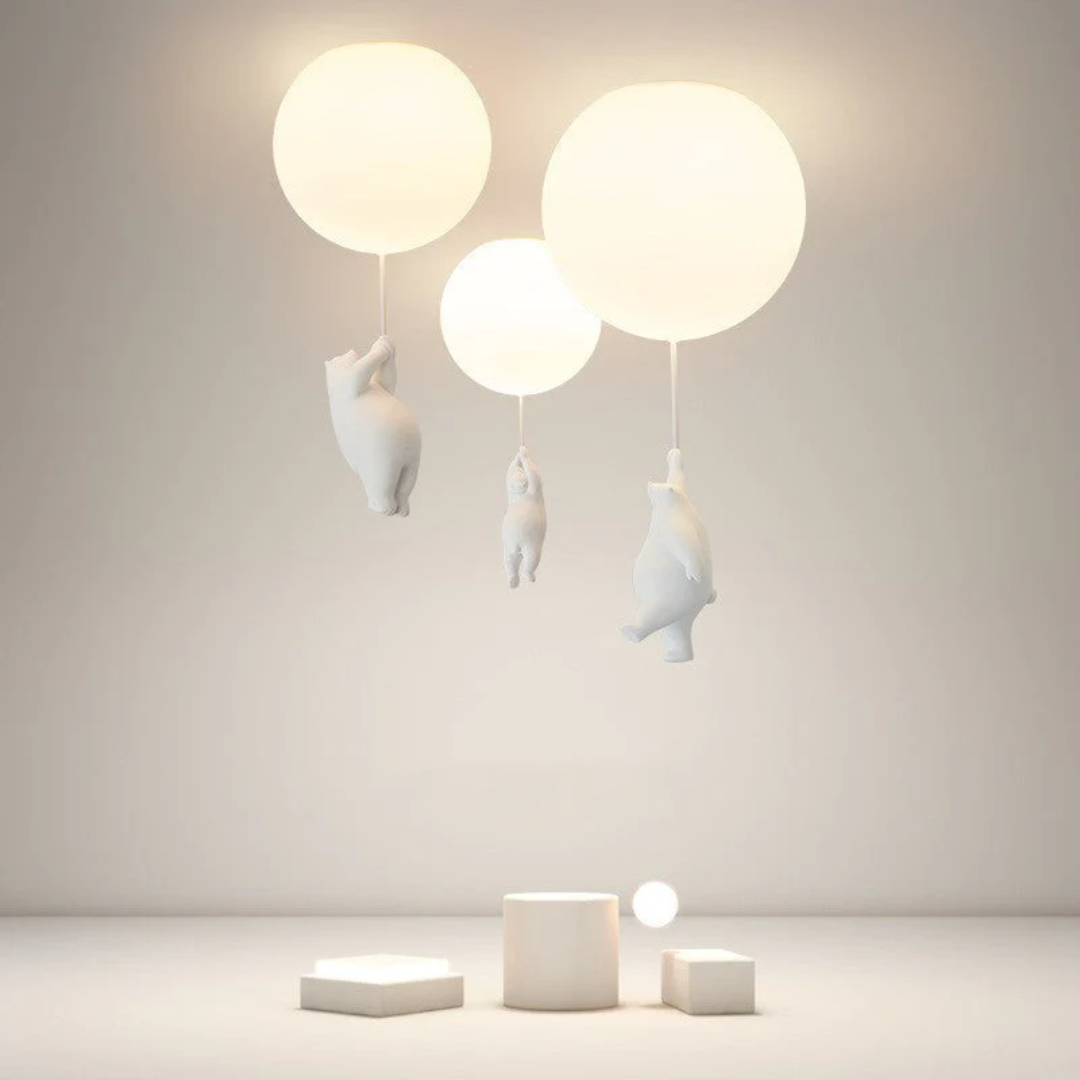 Cute Teddy Bear Hanging Lamp
