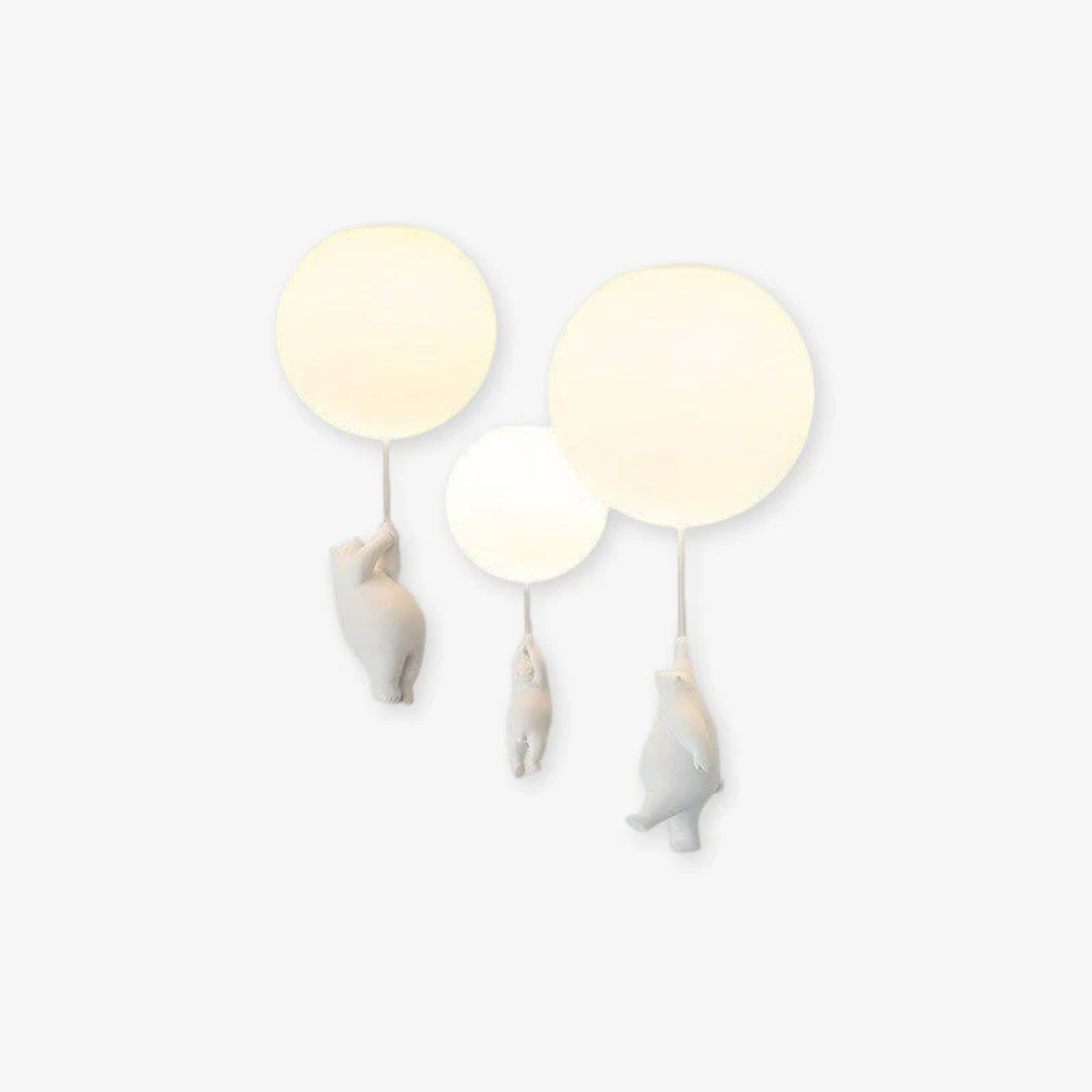 Cute Teddy Bear Hanging Lamp