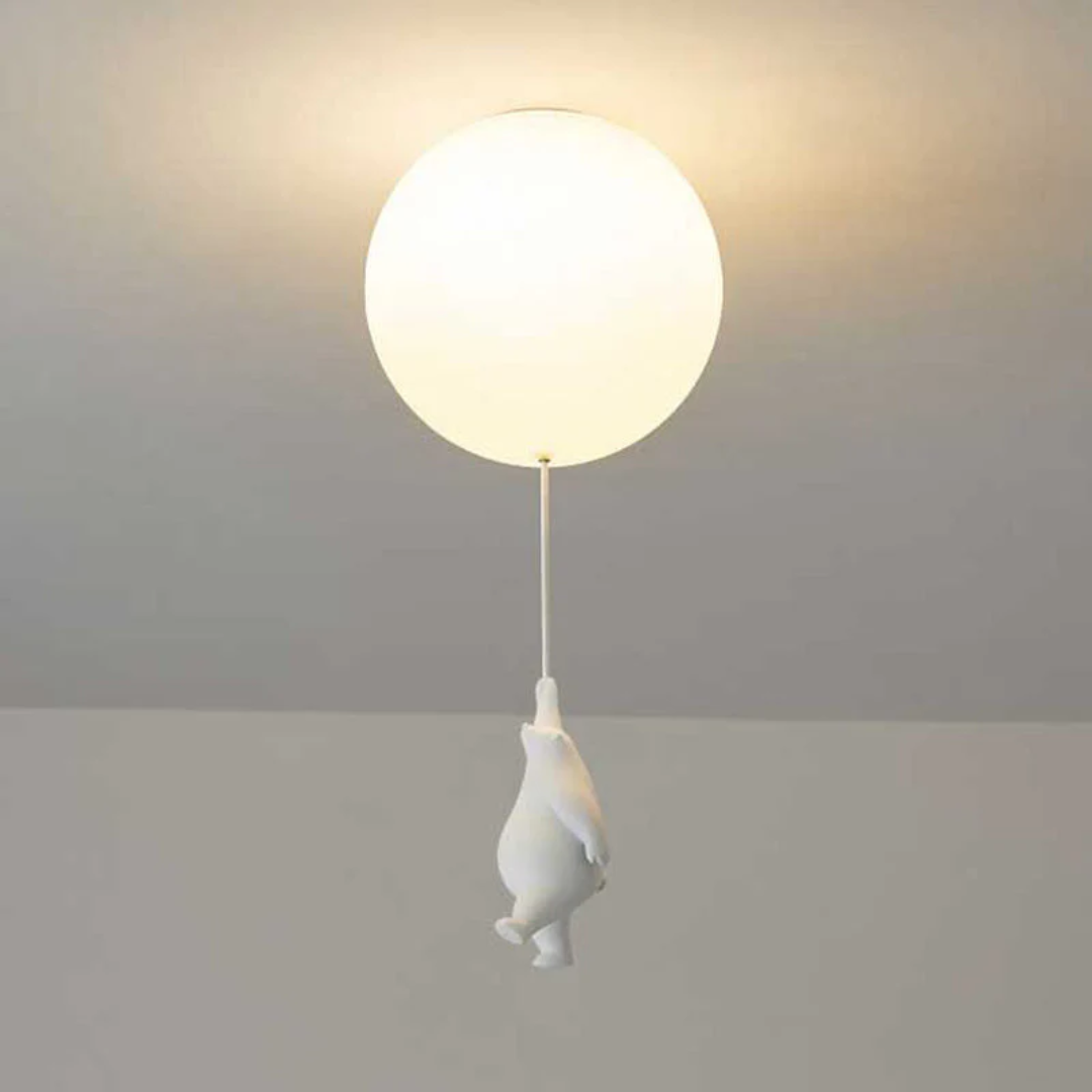 Adorable Teddy Bear Hanging Lamp
