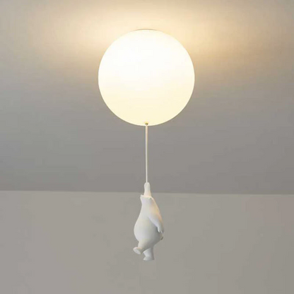 Adorable Teddy Bear Hanging Lamp