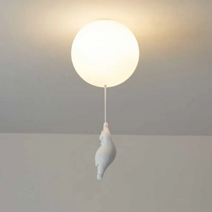 Adorable Teddy Bear Hanging Lamp