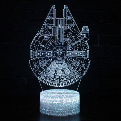 Cool Star Wars 3D Desk Lamp - Luxicro