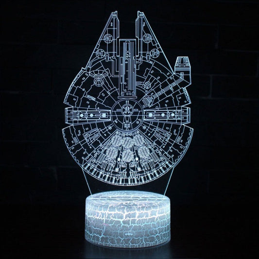 Cool Star Wars 3D Desk Lamp - Luxicro