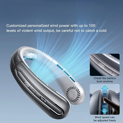 Personal Mini Neck Fan Cooling Device
