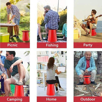Compact Collapsible Folding Stool