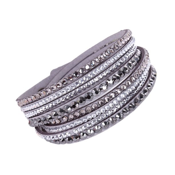 Shiny Ladies Glittering Multi Layer Bracelet
