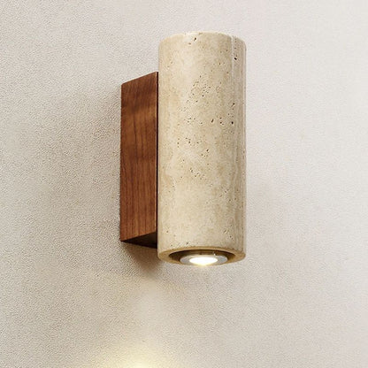 Simple White Wall Sconce Light - Round Square Design