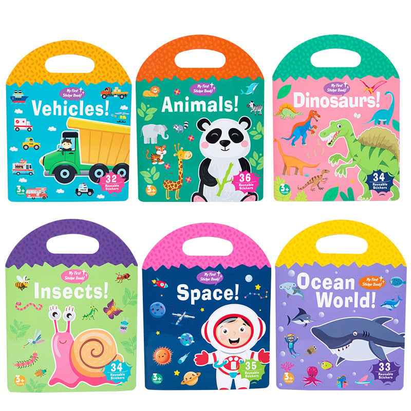 Colorful Activity Sticker Book for Children