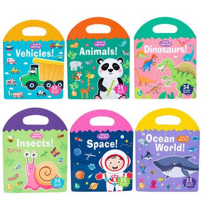 Colorful Activity Sticker Book for Children
