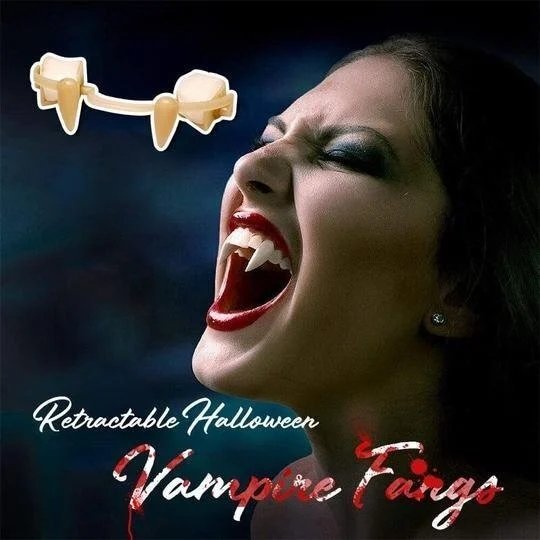 Scary Fake Vampire Teeth Fangs - Luxicro