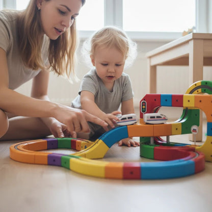 Educational Kids Learning Rail Track