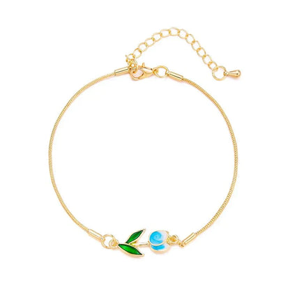 Beautiful Floral Tulip Pendant Set