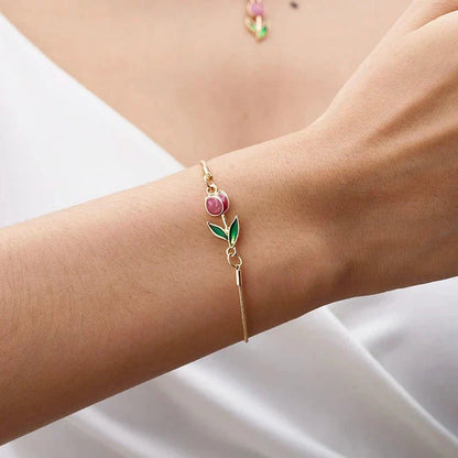 Beautiful Floral Tulip Pendant Set - Luxicro