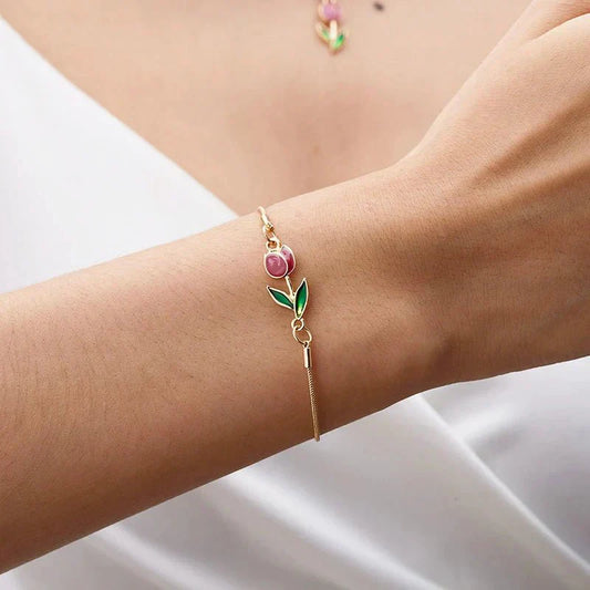 Beautiful Floral Tulip Pendant Set - Luxicro
