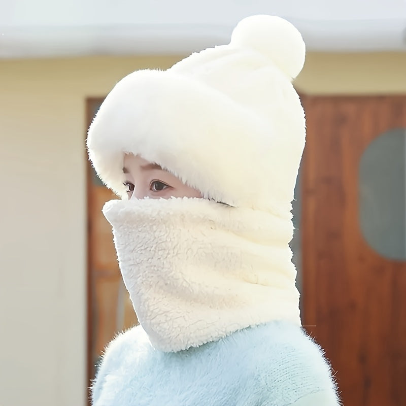 Warm Cozy Hat and Scarf Set