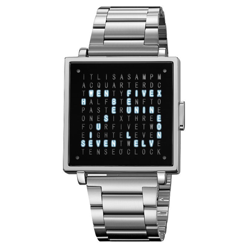 Sleek Thin Stainless Steel Watch