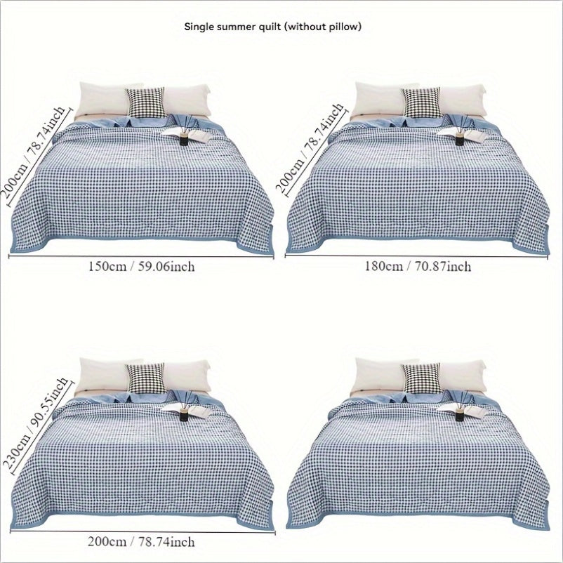 Soft Plaid Throw Blanket for Chill Nights